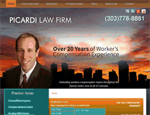 Tablet Screenshot of picardilawfirm.com